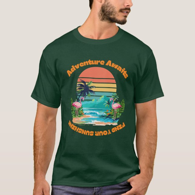 Camiseta Aventuras de Verão  (Frente)