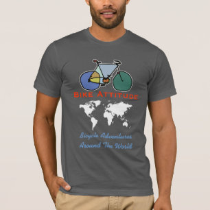 Camiseta aventuras do ciclo/bicicleta