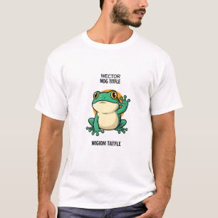 Camiseta Aventuras do Sapo Kawaii – Desenho Animado de Sapo