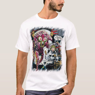 Camiseta Aventuras Espaciais #12 Funny 50s Retro Cômico de 