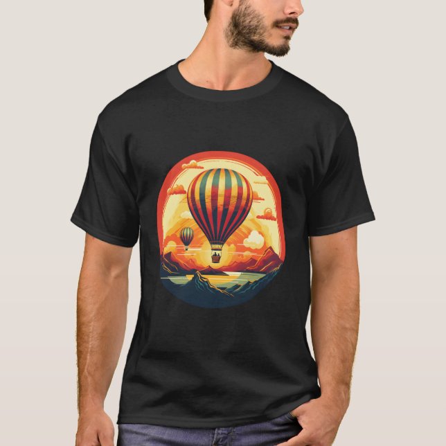 Camiseta Aventuras Perfeitas De Balões De Ar Quente Para Su (Frente)