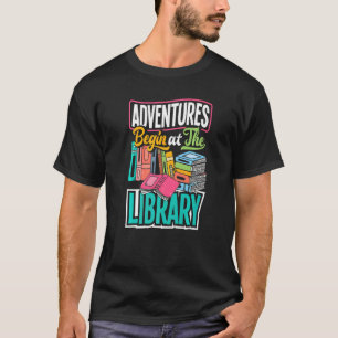 Camiseta Aventuras Técnicas Da Biblioteca Arquivista Começa