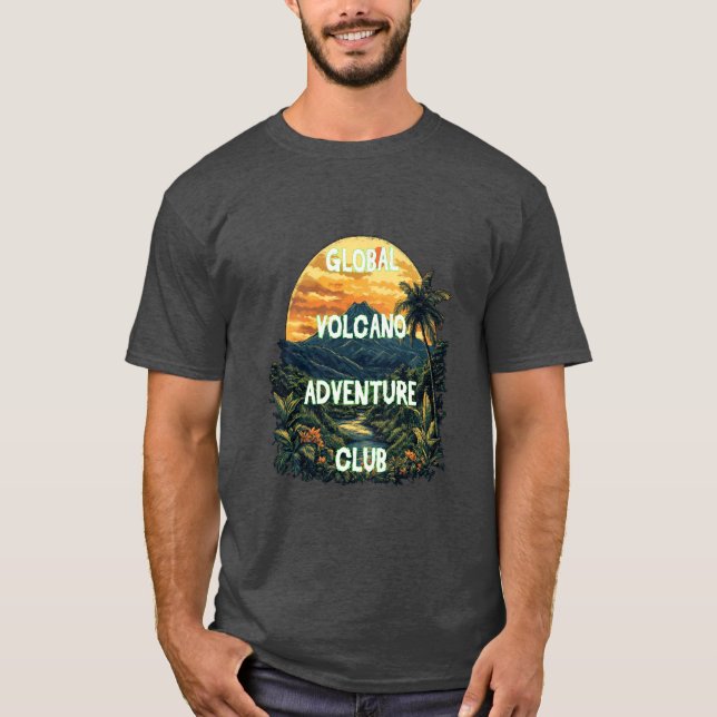 Camiseta Aventuras Vulcânicas: Sobreloques Externos Inspira (Frente)