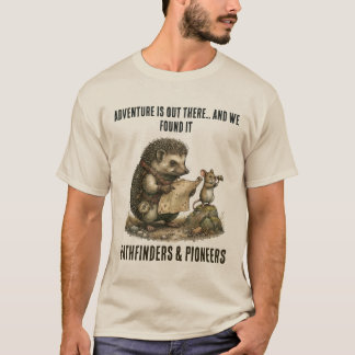 Camiseta Aventureira doouriço e Rato Personalizada