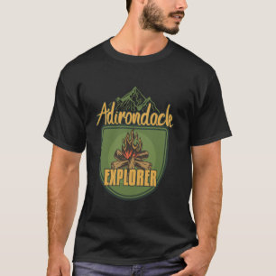 Camiseta Aventureiro Adirondack Montanha Caminhada Acampame