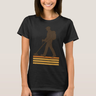 Camiseta Aventureiro Caçador de Tesouros Detector de Metais