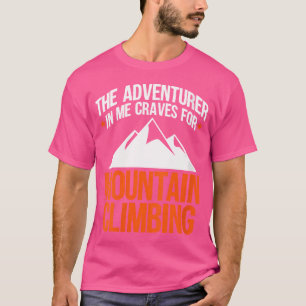 Camiseta Aventureiro Em Mim Anseia Por Escalar Montanhas