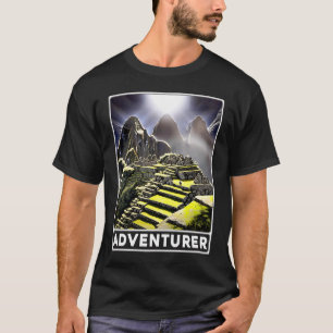 Camiseta Aventureiro Machu Picchu Cordilheira Peru