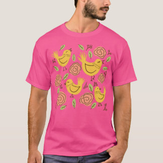 Camiseta Aves Amarelas