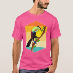 Camiseta Aves Animais Tropicais Exóticas De Animais Selvage