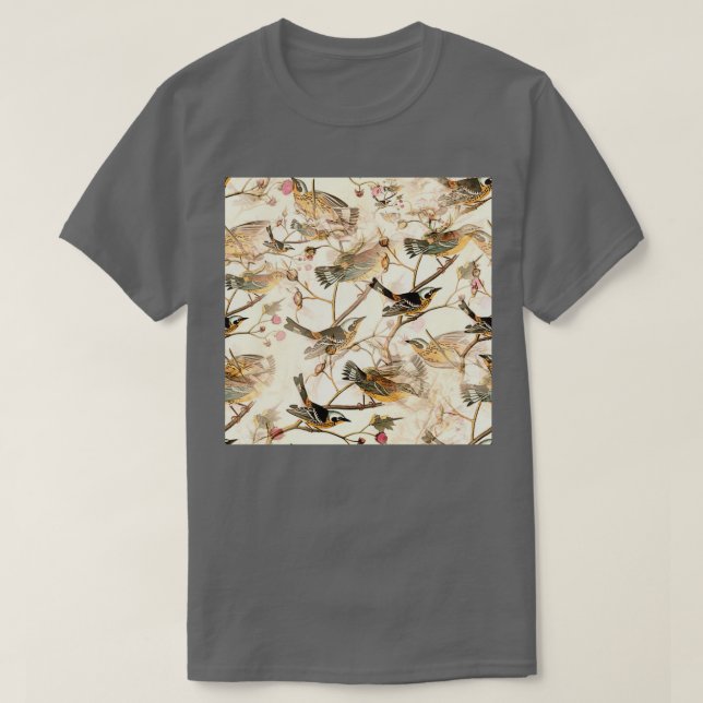 Camiseta Aves aquáticas e Aves Selvagens do Para (Frente do Design)