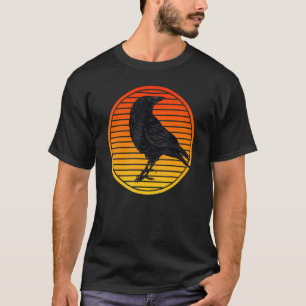 Camiseta Aves Blackbird Silhouette Bird
