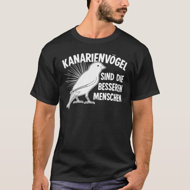 Camiseta Aves Canárias Piadas (Frente)