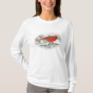 Camiseta Aves canoras cardinais do norte - homem