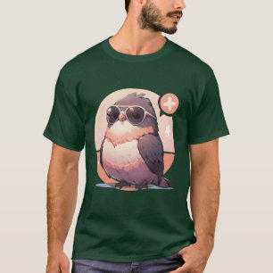 Camiseta Aves-Cássaros Animais Engraçados Criaturas Florest