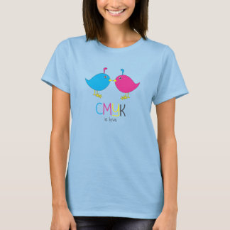 Camiseta Aves CMYK