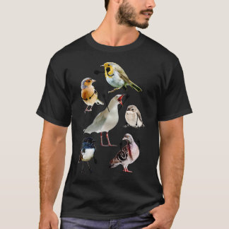 Camiseta Aves Com Camisa-T Clássica De Armas