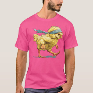 Camiseta Aves Correndo Com Tira na Cabeça