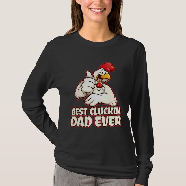 Camiseta Aves de capoeira Pais de frango Bumbum (Frente)