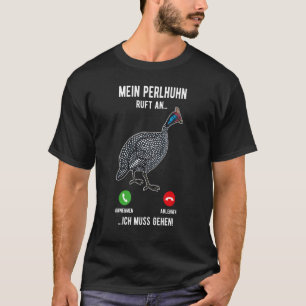 Camiseta Aves De Capoeira Que Criam Galinhas De Corvo-Guine