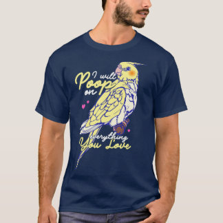 Camiseta Aves De Caquatoo Pássaros Patos Cockatoos Animais