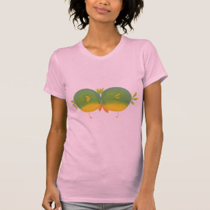 Camiseta Aves de Cartoon bobos