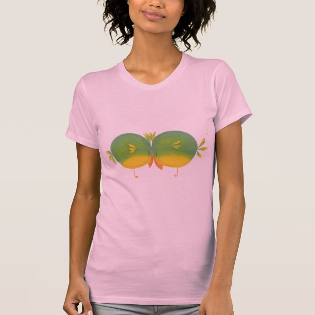 Camiseta Aves de Cartoon bobos (Frente)