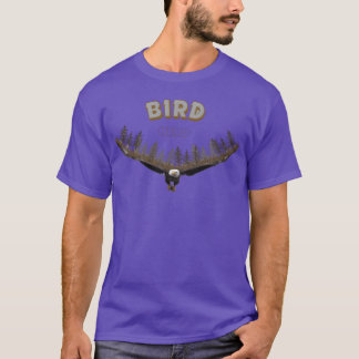 Camiseta Aves e família da natureza