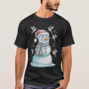 Camiseta Aves E Neve Para Amantes de os animais