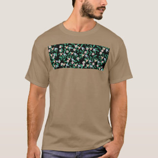Camiseta Aves em flores e plantas, rapaz