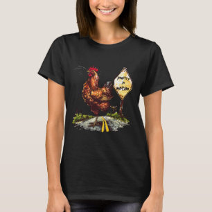 Camiseta Aves Em Movimento Galo Engraçado Fazenda de Frango