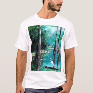 Camiseta Aves em pântano