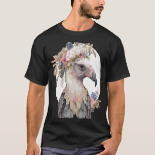 Camiseta Aves Flores Florais Exóticas Cultivadas De Aves Cu