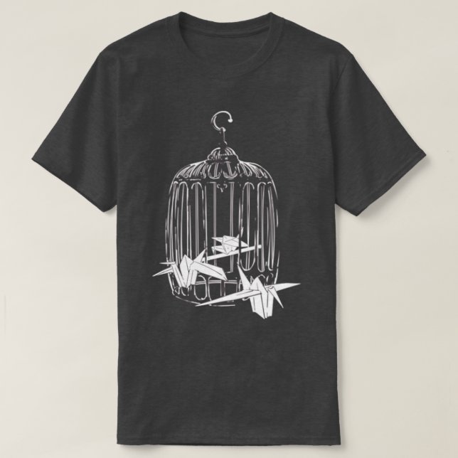 Camiseta Aves livres (Frente do Design)