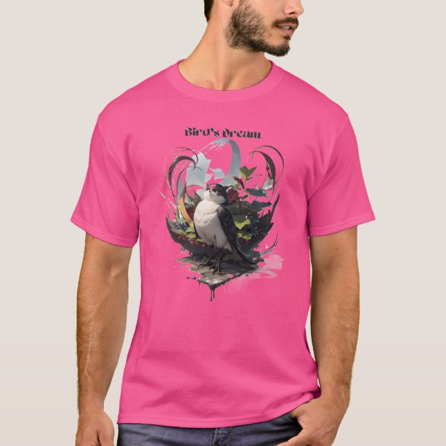 Camiseta Aves Sonham Amigos (Frente)