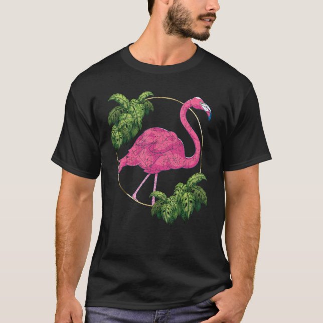 Camiseta Aves Tropicais de Natureza Selvagem Amantes de os  (Frente)