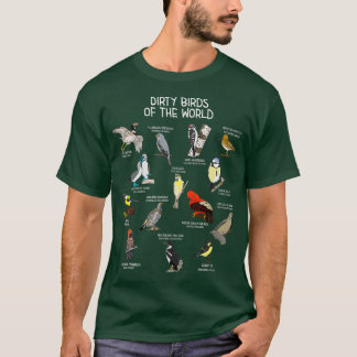 Camiseta Aves Vendo Aves Sujas Do Mundo Engraçadas