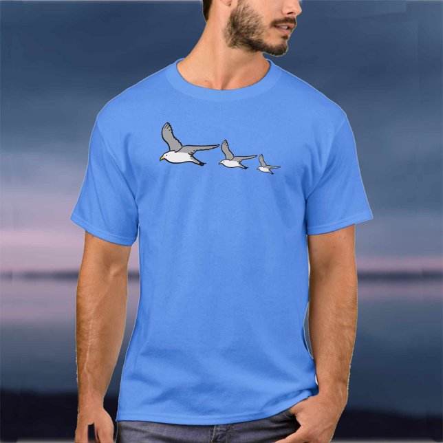 Camiseta Aves voadoras (Criador carregado)