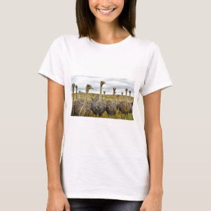 Camiseta avestruz