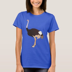 Camiseta avestruz