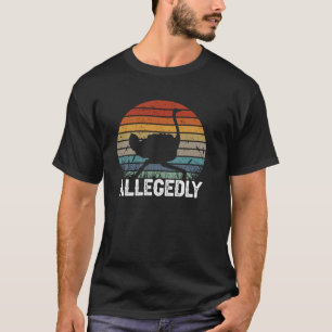 Camiseta Avestruz Ave Não Voadora Advogado Supostamente