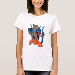 Camiseta Avestruz com folhas