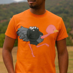 Camiseta Avestruz Correndo