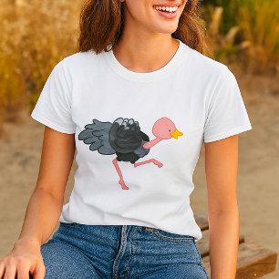 Camiseta Avestruz Correndo