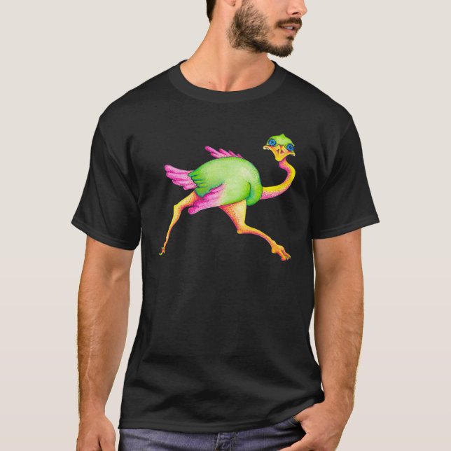 Camiseta Avestruz incomum (Frente)