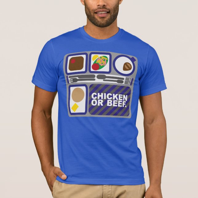 Camiseta Avgeek - galinha ou carne (Frente)