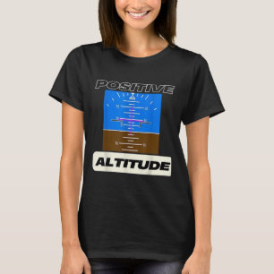 Camiseta Aviação de pilotos de alta altitude positiva