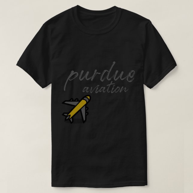 Camiseta Aviação purgada para aeronaves de avião, de uso ma (Frente do Design)