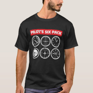 Camiseta Aviações dos instrumentos do vôo do bloco do