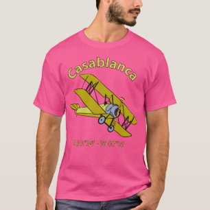 Camiseta Aviador de Coordenadores de Voo de Casablanca